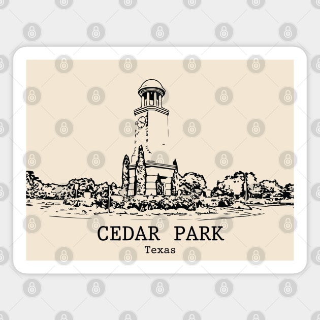 Cedar Park - Texas Magnet by Lakeric